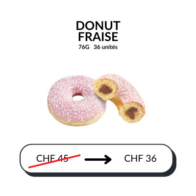 Donut Fraise
