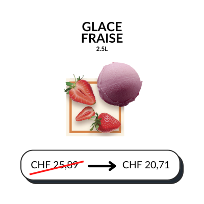 Glace-Fraise