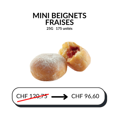 Mini Beignets - Fraises