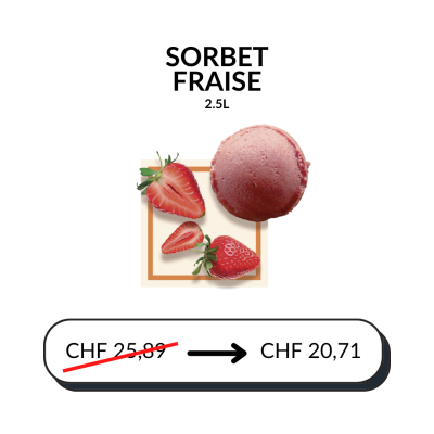 Sorbet Fraise